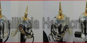 Silver German Prussian Helmet