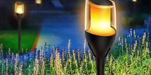 Solar Flickering LED Flame Lights