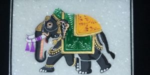 Single Figure on Marble Plate