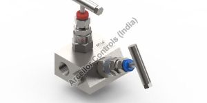 Angle Type 2 Way Manifold Valve