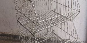 SS Alligator Bin Rack