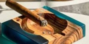 Wooden Epoxy Resin Ash Tray