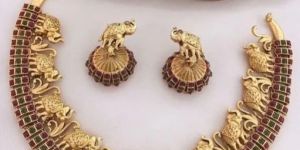 Elephant Design Necklace Set