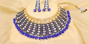 Meenakari Kundan Necklace Set