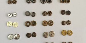 Metal Stone Buttons