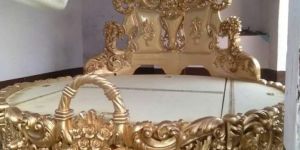 Teak Wood Carved Bed