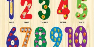 Wooden Toys Puzzle One to Ten