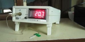 Online Oxygen Gas Analyzer with Inbuilt Suction Pump