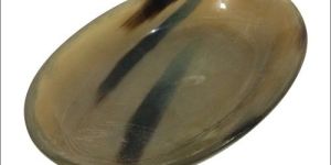 Oval Buffalo Horn Tray