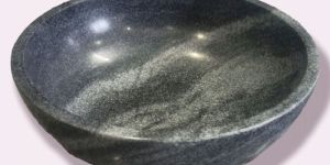 Black Marble Serving Bowl