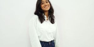 Ladies Self Cotton White Formal Shirt