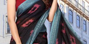 linen cotton saree pc-35