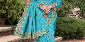 Embroidery saree pc-01