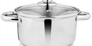 Stainless Steel Straight Induction Bottom Casserole with Lid