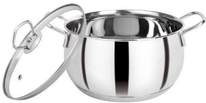 Stainless Steel Tall Belly Induction Bottom Casserole
