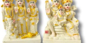 White Marble Shiv Parivar