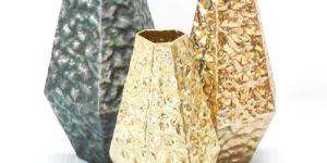 Hammered Flower Vase