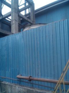 timber cross flow double flow cooling tower