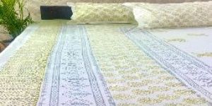 DKWTYL100 Hand Block Printed Cotton Double Bedsheet