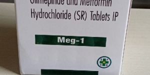 Metformin SR 500mg and Glimepiride 1mg Tablets