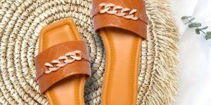 W210 Ladies Flat Slippers