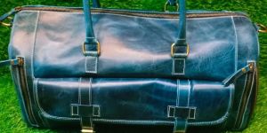 Black Leather Travel Bags