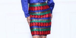 Multicolor Two Piece Dress