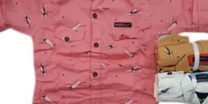 Boys Printed Cotton Shirt