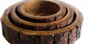 Mango Wood Serving Tray, Bakkal Tray Set of 3