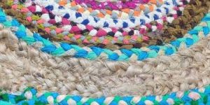 Jute and Cotton Braided Mats, Coasters