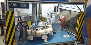 Heat Stacking and Hot Caulking Assembly Station