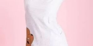 Clovia Cotton Short Night Dress