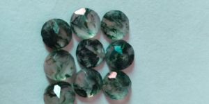 Amazing Natural Moss Agate Round Shape Flat Back Cabochon AAA+ Quality Calibrated gemstones
