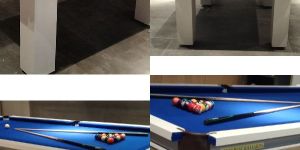 White Pool Table