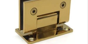 Wall to Glass Hinges Gold