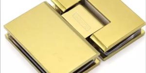 Glass to Glass Hinges Gold