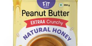 FiT Natural Honey Extra Crunchy Peanut Butter