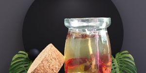 Samvedna Handmade Gel Wax Candle in Beautiful Glass Jar