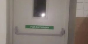 Mild Steel Fire Exit Door