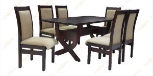 D 106+CH021 6 Seater Dining Table Set
