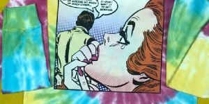 3d All over Print Oversized Tie Dye T Shirt