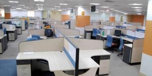 Four Table Office Workstation