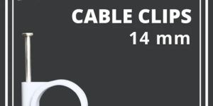 14 Mm Single Nail Cable Clips