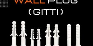 35mm Plastic White Wall Plugs