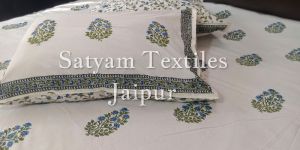 Hand Block Printed Bedsheet