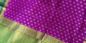 Monika Satin Rich Pallu Saree