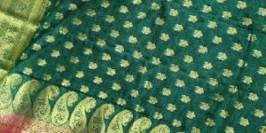 Monika Satin Skat Border Saree