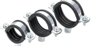 Pipe Support Rubber Lined Split Clamp