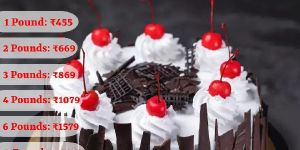 Beautifully Designed Cake Black Forest Cake
