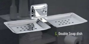 1004 Open Flench Series SS Double Soap Dish